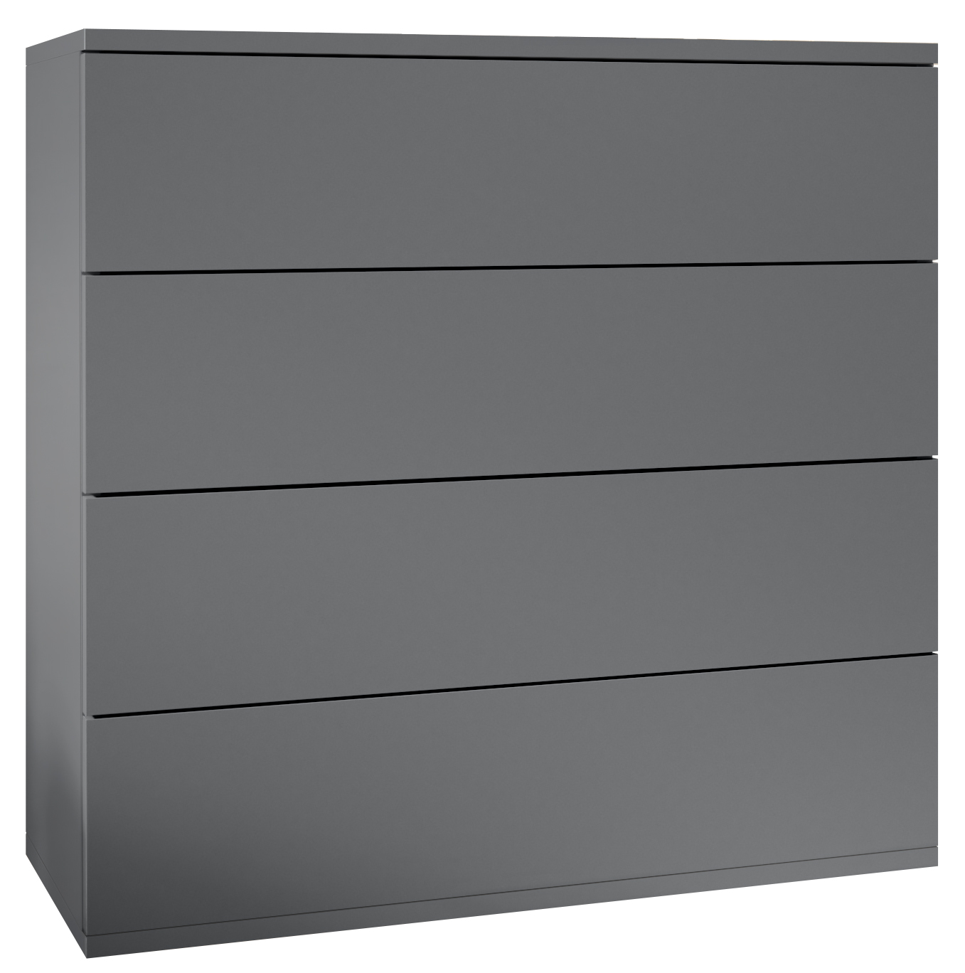 Kommode hängend Schrank Sideboard Pavos V3 in Anthrazit - Hochglanz & Naturtöne - Bild 6 von 39