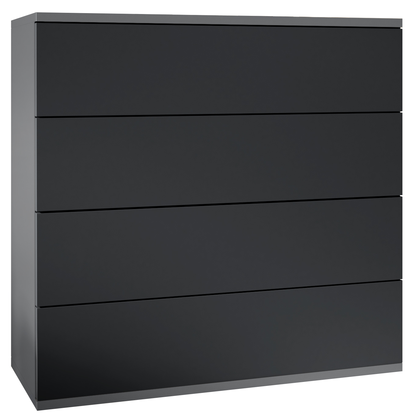 Kommode hängend Schrank Sideboard Pavos V3 in Anthrazit - Hochglanz & Naturtöne - Bild 34 von 39