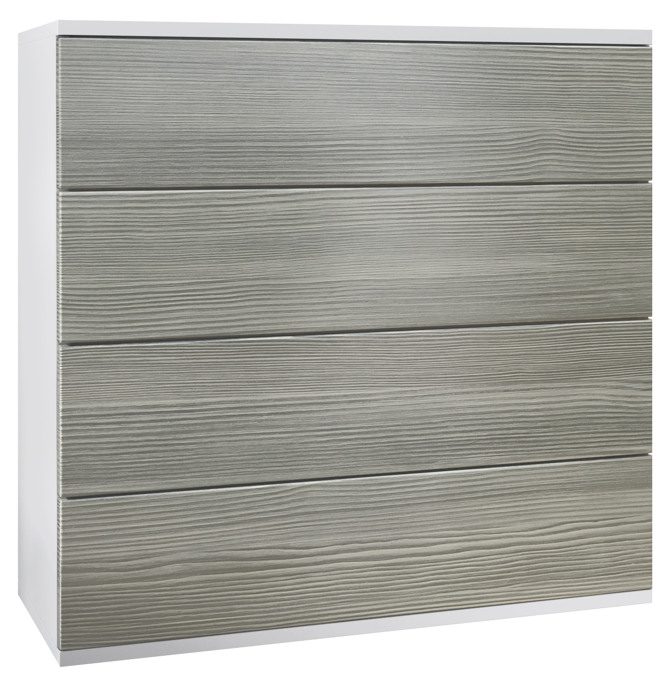 Kommode hängend Schrank Sideboard Pavos V3 in Weiß - Hochglanz & Naturtöne - Bild 8 von 39