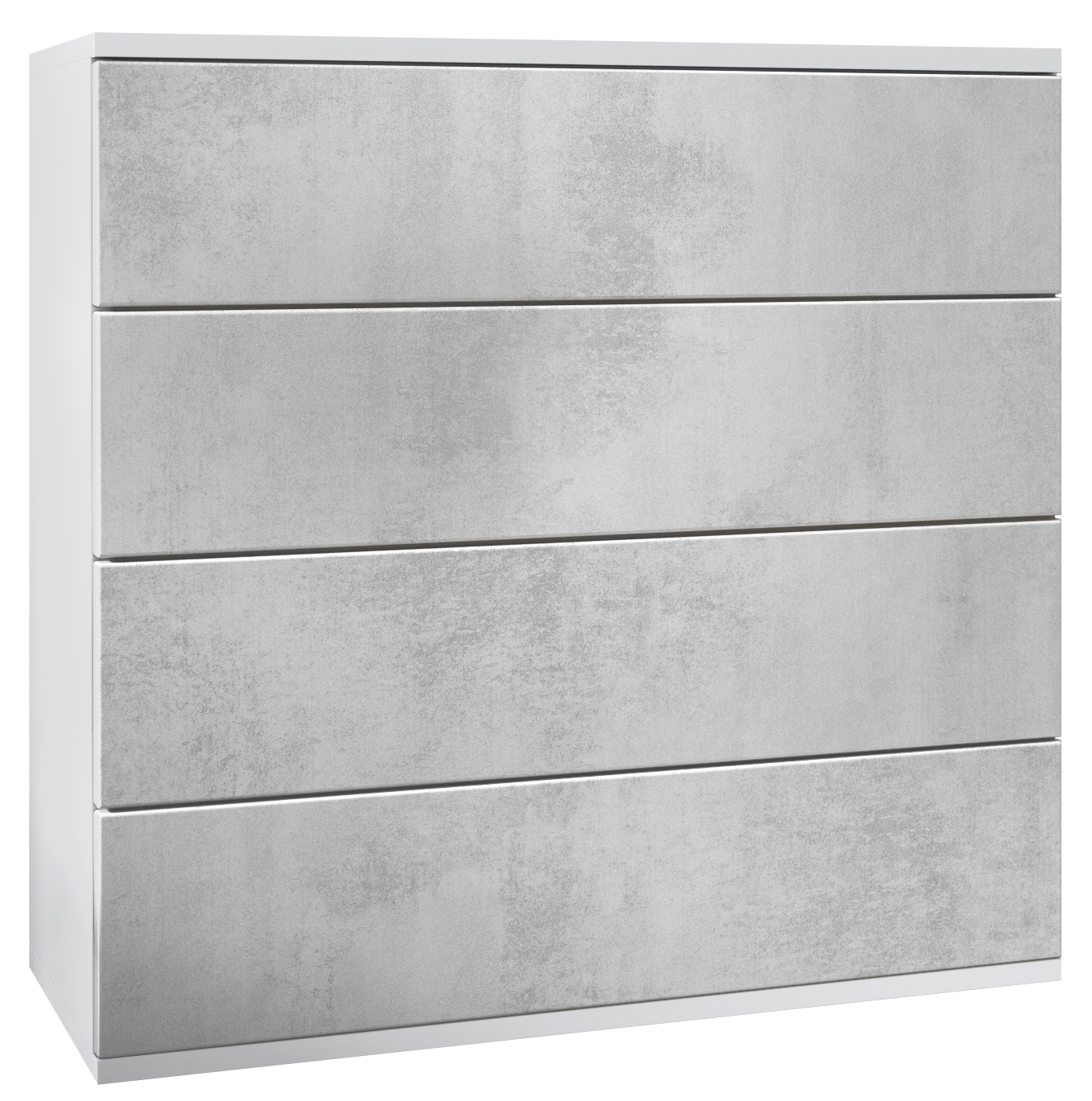 Kommode hängend Schrank Sideboard Pavos V3 in Weiß - Hochglanz & Naturtöne - Bild 10 von 39