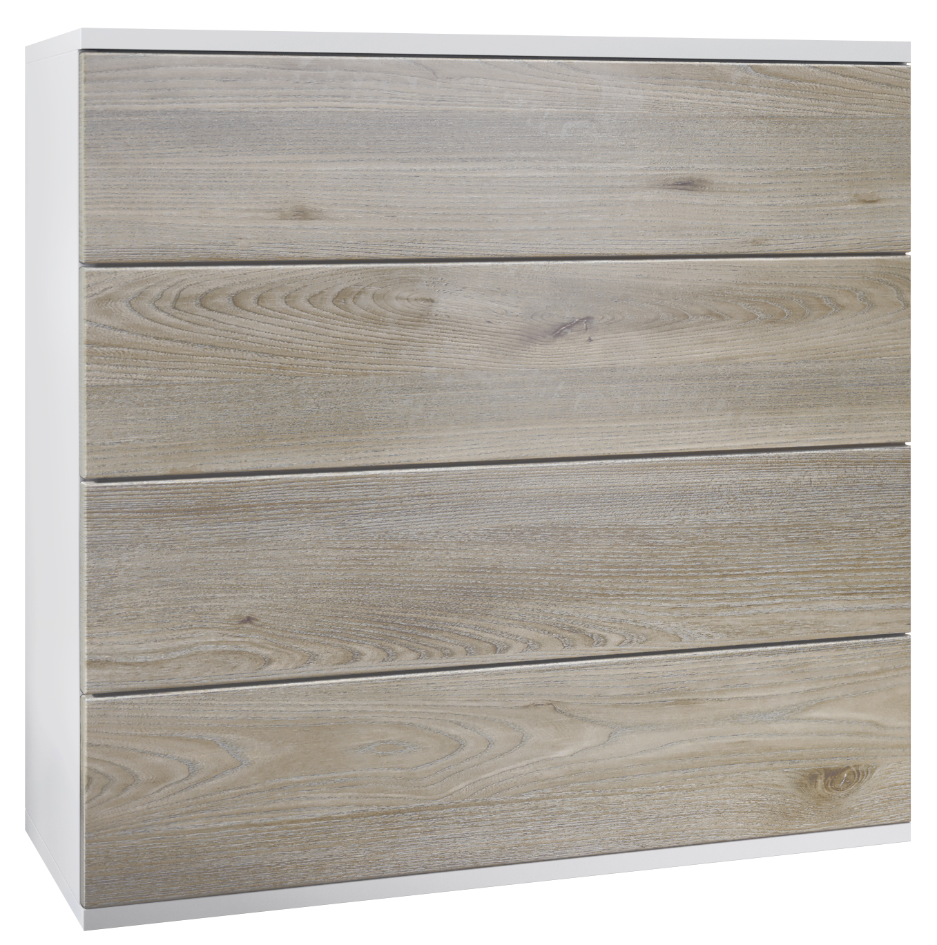 Kommode hängend Schrank Sideboard Pavos V3 in Weiß - Hochglanz & Naturtöne - Bild 22 von 39