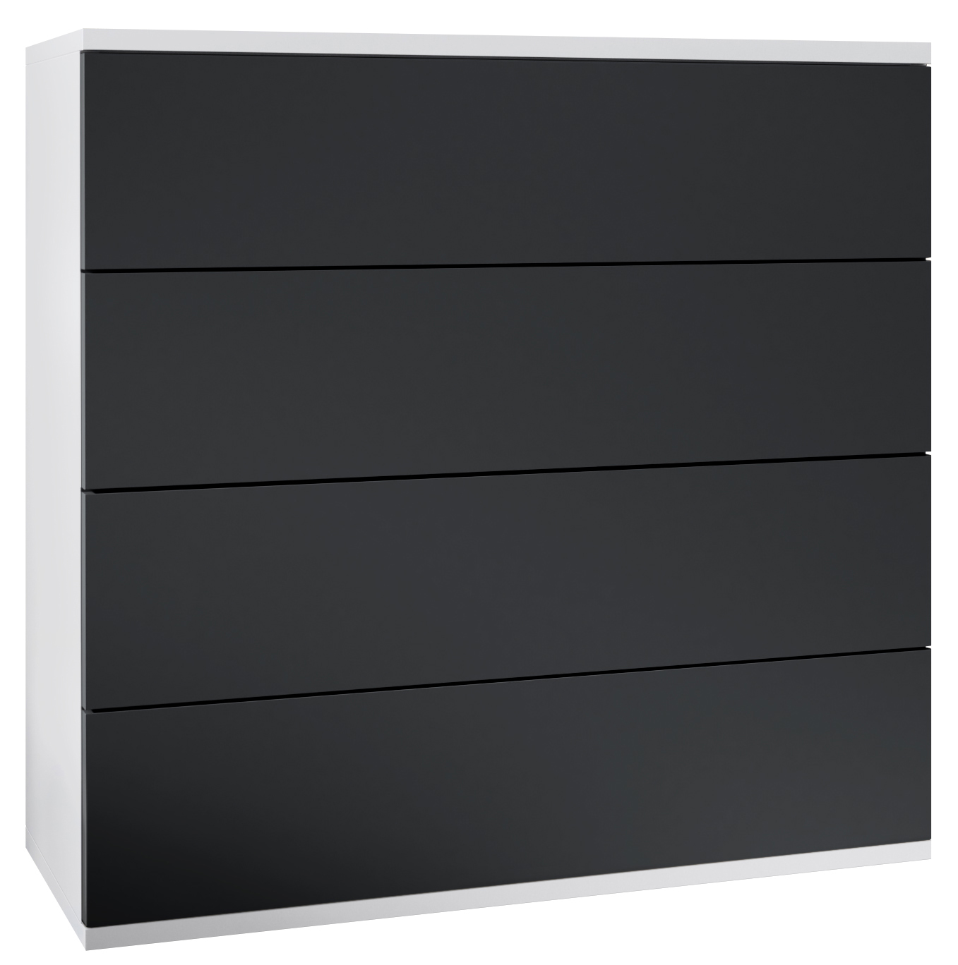 Kommode hängend Schrank Sideboard Pavos V3 in Weiß - Hochglanz & Naturtöne - Bild 34 von 39