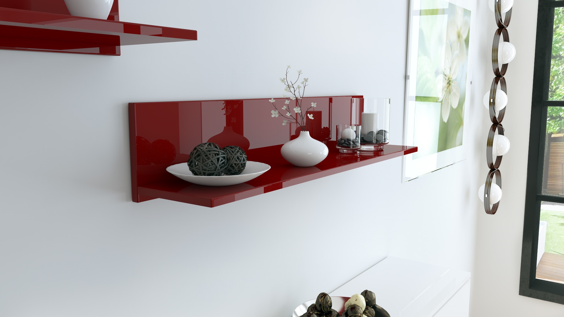 Estantería de pared Paneel colgante Board de pared decorativo Skadu Brillo alto - Imagen 11 de 31