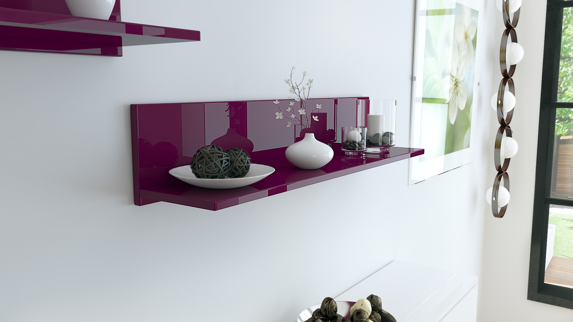 Estantería de pared Paneel colgante Board de pared decorativo Skadu Brillo alto - Imagen 31 de 31